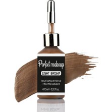 Perfect Make Up Kalıcı Makyaj Boyası 15 ml Lıght Brown