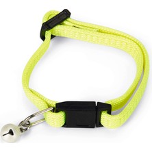 Xmpdby Beeztees Yavru Kedi Boyun Tasması, Zilli, Sarı, 15-23CM