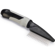 Xmpdby Beeztees Tüy Dökme Dönemi Köpek Tarağı, S, Siyah Gri, 21CM, 21X5,5X3CM