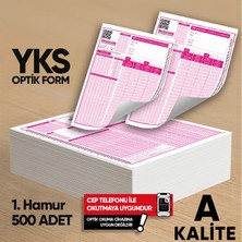 Karakutu Yayınları Yks-Msü Deneme Sınavları için 500 Adet Optik Form