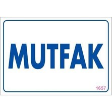 K&A Mutfak Uyarı Levhası 17,5X25 KOD:1657