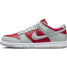 Nike Dunk Low Qs Leather Mens Sneaker Hakiki Deri Erkek Günlük Spor Ayakkabı Bordo
