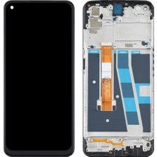 Sasa A52 Uyumlu LCD Dokunmatik Ekran Çıtalı Siyah (CPH2069)