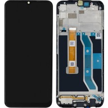 Sasa Realme C11 Uyumlu LCD Dokunmatik Ekran Çıtalı Siyah Orjinal