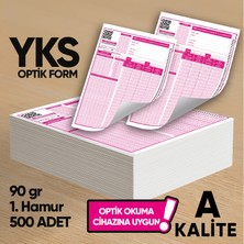 Karakutu Yayınları Yks-Msü Deneme Sınavları için 500 Adet (90.gr) Optik Form - Optik Okuma Uyumlu
