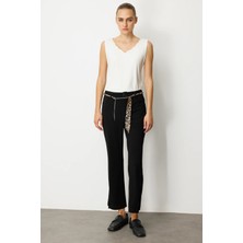 Ekol Yırtmaçlı Zincir Kemerli Pantolon 1901