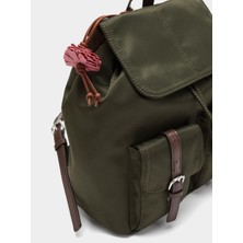 Parfois Charm'lı Teknik Kumaş Sırt Çantası