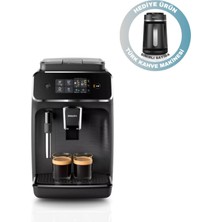 Philips 2000 Serisi Tam Otomatik Espresso Makinesi EP2220/10 ve HDA150 Inox Türk Kahve Makinesi