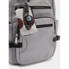 Parfois Charm'lı Teknik Kumaş Sırt Çantası