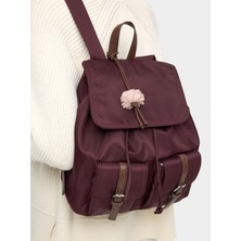 Parfois Charm'lı Teknik Kumaş Sırt Çantası