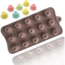 Epinox Pastry Silikon Yuvarlak Dolgulu Buzluk ve Çikolata Kalıbı (Dly-18)