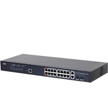 Dahua 16PORT PFS4218-16GT-230 Gigabit 2-Sfp 230W Full Poe Switch
