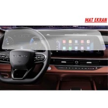 Uniqanatolia Chery Yeni Tıggo 7 Multimedya ve Yolcu Ekran Uyumlu Mat Ekran Koruyucu