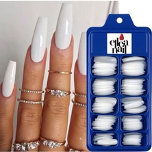 Ellea Nail Balerın Takma Tırnak 100'LÜ Kemik Renk