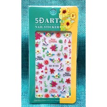 Ellea Nail 5D-K100 Kabartmalı Tırnak Stıcker
