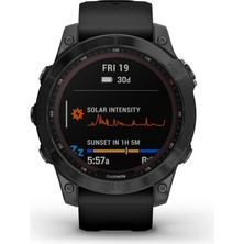 Garmin 010-02540-34 Fenix ​​7 Sapphire Solar, Macera Akıllı Saati, Solar Şarj Özellikleri, Sağlam Dış Mekan Gps Saati, Dokunmatik Ekran, Sağlık ve Sağlıklı Yaşam...