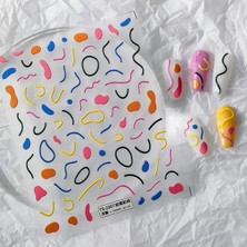 Ellea Nail 5d Kabartmalı TS-2367 Tırnak Stıcker