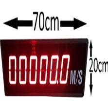 SANEC Poligon Hız Tabelası (Kasa Ölçüsü: 20X70 Cm)