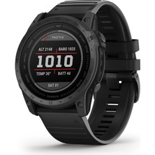 Garmin Gamin Tactix 7, Standart Sürüm, Silikon Bantlı, Sağlam Yapılı Premium Taktik Gps Saati