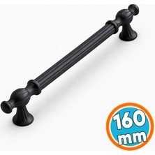Nzb Mobilya Mutfak Dolabı Çekmece Dolap Kapak Kulpu Kulbu Siyah (160 Mm-16.0 Cm) Metal Kulpları