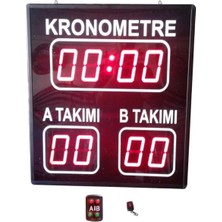 SANEC Halı Saha Skorbord Sistemi (Kasa Ölçüsü: 60X60 Cm)