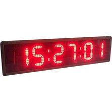 SANEC Saniyeli Dijital Duvar Saati ve Derece (Kasa Ölçüsü: 20X60 Cm)