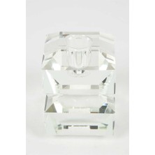 Vitale Bologna Şeffaf Mumluk 6X6X9.5 cm AK.KI0045