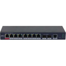 Dahua 8port S4210-8GT-110 Gıgabıt 2-Sfp 90W Full Poe Yönetilebilir Swıtch