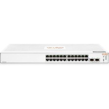 Ontech - Hpe Aruba Ion JL812A 1830 24 Port Gıgabıt + 2X1GB Sfp Uplınk Yönetilebilir Rackmount Swıtch