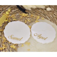 Frisson Isminize Özel 7 cm Yüzük Yükseltici, Yüzüklük, Söz-Nişan Tepsisi Aksesuarı 2 Adet Isminize Özel 7 cm Yüzük Yükseltici, Yüzüklük, Söz-Nişan Tepsisi Aksesuarı 2 Adet