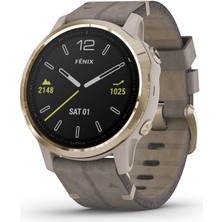 Garmin Fenix ​​6s Sapphire, Premium Çoklu Spor Gps Saati, Daha Küçük Boyutlu, Haritalama, Müzik, Derece Ayarlı Hız Yönlendirmesi ve Nabız Ox Sensörleri, Lig...