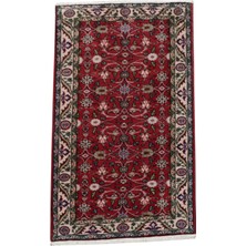 Kilim Antik El Dokuma Serpme Çiçekli Batı Anadolu Yün Halı 0778 - Yeni - Kırmızı