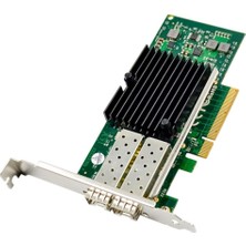 Open Smart 2 Port Intel X520-SR2 10GBE Sfp+ Pcıe X8 Ethernet Kart - OPS7724NT