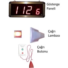 SANEC Göstergeli Acil Çağrı Butonu - Kablolu