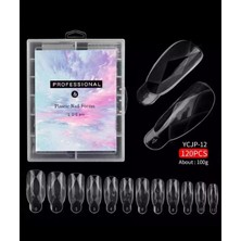 Ellea Nail 120'LI Oval Poly Gel Tips Kalıp Form