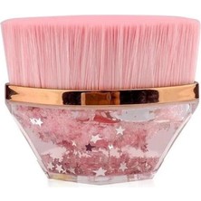 Ellea Nail Simli Tırnak Toz Fırçası - Pembe