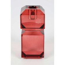 Vitale Bologna Kırmızı Mumluk 6*6*14 cm AK.KI0052