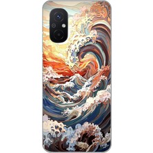 Manitoba Xiaomi Redmi 12C Uyumlu Baskılı Yumuşak Silikon Şeffaf Telefon Kılıfı