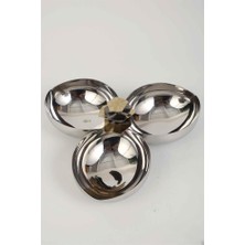 Vitale Yaprak Üçlü Çerezlik 26*26*12 cm MTFK.0202