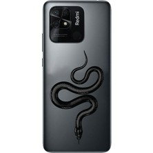 Manitoba Xiaomi Redmi 10C Uyumlu Baskılı Yumuşak Silikon Şeffaf Telefon Kılıfı