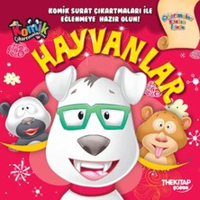 Binbir Göz Kitap Komik Çıkartmalarım Hayvanlar