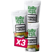 Kuru Yeşil Mango Kurusu - 150 gr – Şekersiz Kurutulmuş Mango | Doğal Meyve Kurusu