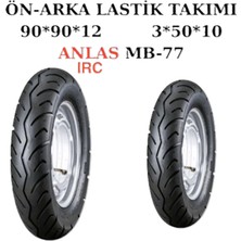 Anlaş/ırc Anlas Irc Set 90/90-12 ve 3.50-10 MB77 Scooter Lastiği Ön Arka Takım