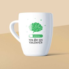 Yeşilay Yeni Bir Sen Yükleniyor Mottolu Beyaz Seramik Kupa