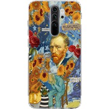 Manitoba Xiaomi Redmi Note 8 Pro Uyumlu Baskılı Yumuşak Silikon Şeffaf Telefon Kılıfı