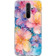 Manitoba Xiaomi Redmi Note 8 Pro Uyumlu Baskılı Yumuşak Silikon Şeffaf Telefon Kılıfı