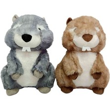 Sinerjim PB31609-23 Peluş Oturan Sincap 23 cm - 1 adet stokta olan gönderilir