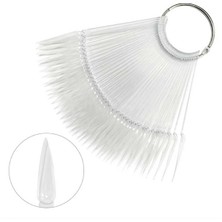 Ellea Nail Kalıcı Oje Stiletto Renk Kartelası Şeffaf Renk 40'lı