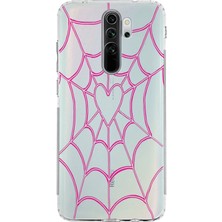Manitoba Xiaomi Redmi Note 8 Pro Uyumlu Baskılı Yumuşak Silikon Şeffaf Telefon Kılıfı