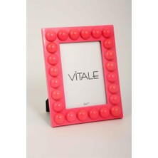 Vitale Joy Boncuk Pembe Çerçeve 18*23 cm AK.KV0094